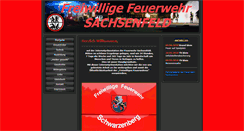 Desktop Screenshot of feuerwehr-sachsenfeld.de